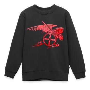 Michael Erzengel Heiliger Christlicher Engel Heiliger Heiliger Snkt - Kinder Premium Organic Sweatshirt - Schwarz - Vorne - AI Model Kid Female (0cm)