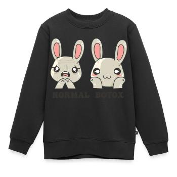 Easter Easter Plastic Surgeon Botox - Kids Premium Organic Sweatshirt - black - Front - AI Model Kid Female (0cm)