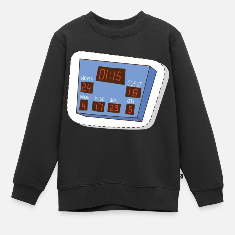 Ballsport - Kinder Premium Organic Sweatshirt - Schwarz