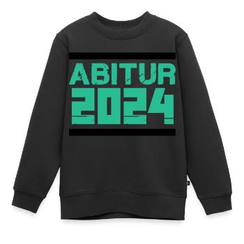 Abitur 2024 - Kinder Premium Organic Sweatshirt - Schwarz - Vorne - AI Model Kid Female (0cm)