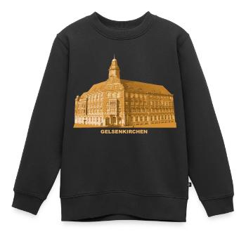 Tribunal postal de Gelsenkirchen de Rhénanie-du-Nord-Westphalie - Sweat Premium enfant bio - noir - Devant - AI Model Kid Female (0cm)