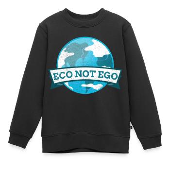 Öko statt Ego - Kinder Premium Organic Sweatshirt - Schwarz - Vorne - AI Model Kid Female (0cm)
