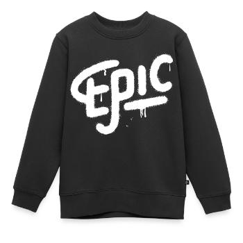 episch Graffiti Spray - Kinder Premium Organic Sweatshirt - Schwarz - Vorne - AI Model Kid Female (0cm)