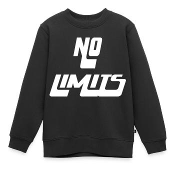 No Limits - Kinder Premium Organic Sweatshirt - Schwarz - Vorne - AI Model Kid Female (0cm)