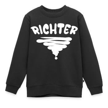 Cadeau pour le juge - Sweat Premium enfant bio - noir - Devant - AI Model Kid Female (0cm)
