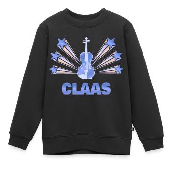 Instrument de musique Claas - Sweat Premium enfant bio - noir - Devant - AI Model Kid Female (0cm)