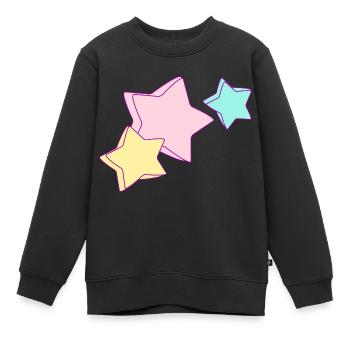 Unicorn Stars - Kinder Premium Organic Sweatshirt - Schwarz - Vorne - AI Model Kid Female (0cm)