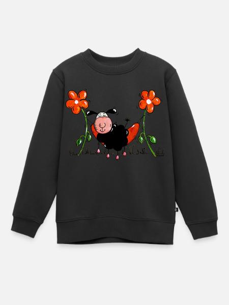 Hängematten Schaf - Kinder Premium Organic Sweatshirt - Schwarz