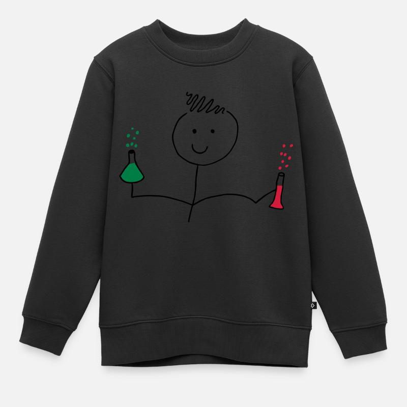 Chimica - Sweat Premium enfant bio - noir