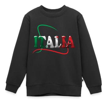 Arabesken Italia - Kinder Premium Organic Sweatshirt - Schwarz - Vorne - AI Model Kid Female (0cm)