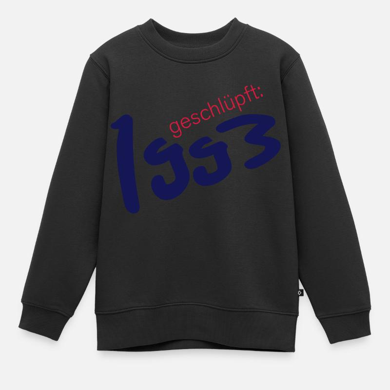Éclos en 1993 - Sweat Premium enfant bio - noir
