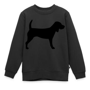 Beagle - Kinder Premium Organic Sweatshirt - Schwarz - Vorne - AI Model Kid Female (0cm)