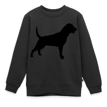 Rottweiler - Sweat Premium enfant bio - noir - Devant - AI Model Kid Female (0cm)