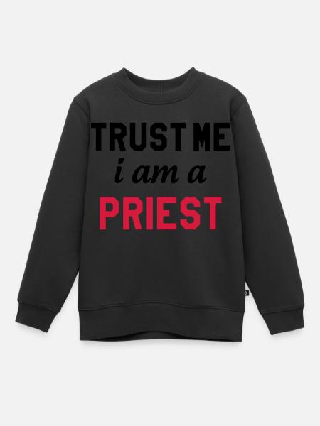 chrétien / prêtre / catholique / religion - Sweat Premium enfant bio - noir