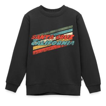 Santa Cruz Retro - Sweat Premium enfant bio - noir - Devant - AI Model Kid Female (0cm)
