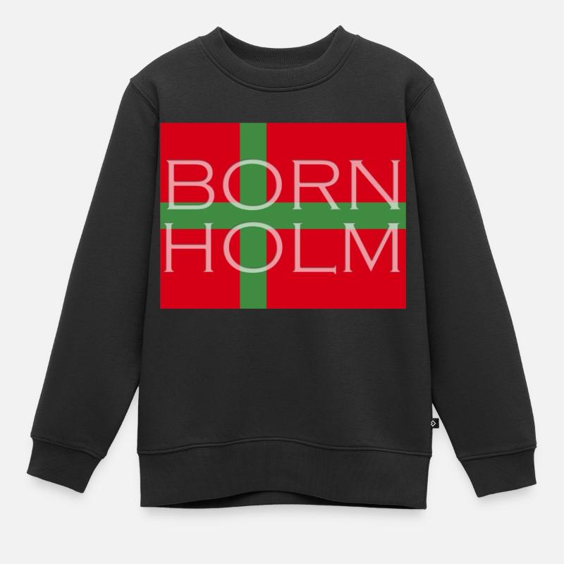conception bornholm - Sweat Premium enfant bio - noir