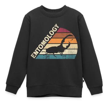Entomology Entomologist Insects - Kinder Premium Organic Sweatshirt - Schwarz - Vorne - AI Model Kid Female (0cm)