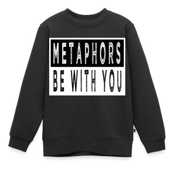 Blog editeur cadeau livre d’idées génial châssis - Sweat Premium enfant bio - noir - Devant - AI Model Kid Female (0cm)