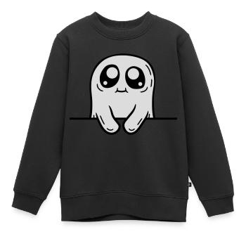 Doux derrière le mur - Sweat Premium enfant bio - noir - Devant - AI Model Kid Female (0cm)