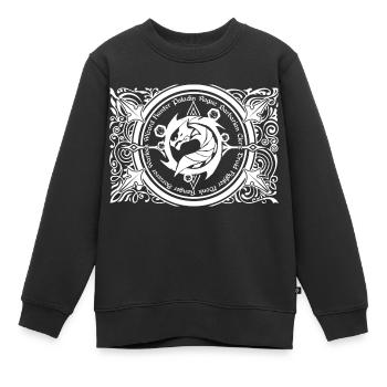 Dragon DM Meister der RPG-Spiele - Kinder Premium Organic Sweatshirt - Schwarz - Vorne - AI Model Kid Female (0cm)