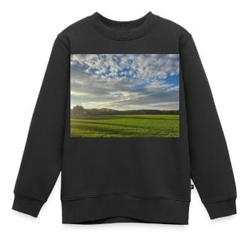 Zauberhafter Horizont - Kinder Premium Organic Sweatshirt - Schwarz - Vorne - AI Model Kid Female (0cm)