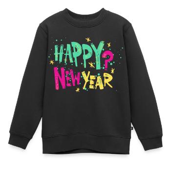 Happy New Year - Kinder Premium Organic Sweatshirt - Schwarz - Vorne - AI Model Kid Female (0cm)