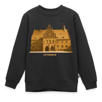 Jüterbog Rathaus Teltow Fläming Brandenburg - Kinder Premium Organic Sweatshirt - Schwarz - Vorne - AI Model Kid Female (0cm)
