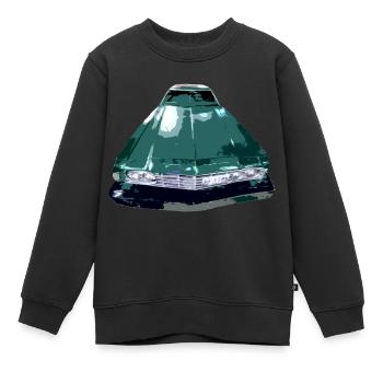 Amerikanisches Auto - Kinder Premium Organic Sweatshirt - Schwarz - Vorne - AI Model Kid Female (0cm)