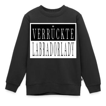 hundefreund terrier hundeliebhaber - Kinder Premium Organic Sweatshirt - Schwarz - Vorne - AI Model Kid Female (0cm)