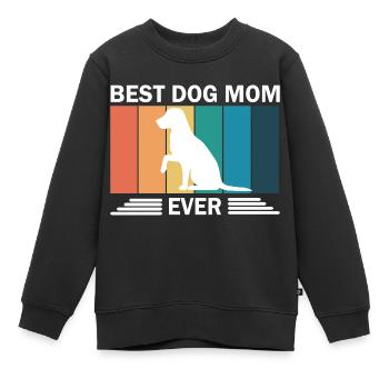 Chien de chasse - Sweat Premium enfant bio - noir - Devant - AI Model Kid Female (0cm)