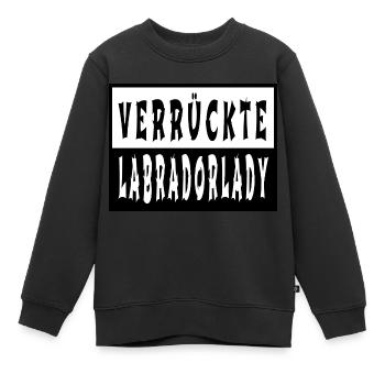 hunderasse hundefreund geschenkidee witzig - Kinder Premium Organic Sweatshirt - Schwarz - Vorne - AI Model Kid Female (0cm)