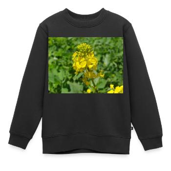 Schwarzer Senf - Kinder Premium Organic Sweatshirt - Schwarz - Vorne - AI Model Kid Female (0cm)