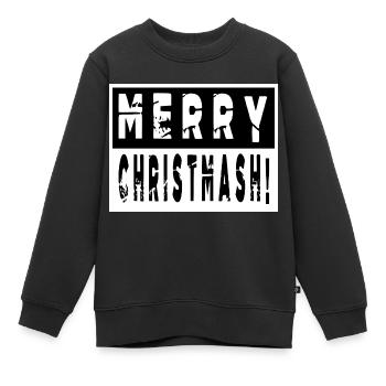 Ordinateur dinosaure Tshirt dinosaure lune bday barbes - Sweat Premium enfant bio - noir - Devant - AI Model Kid Female (0cm)