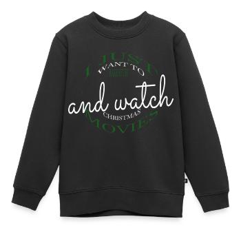 present idea birthday present idea funny quote - Kinder Premium Organic Sweatshirt - Schwarz - Vorne - AI Model Kid Female (0cm)