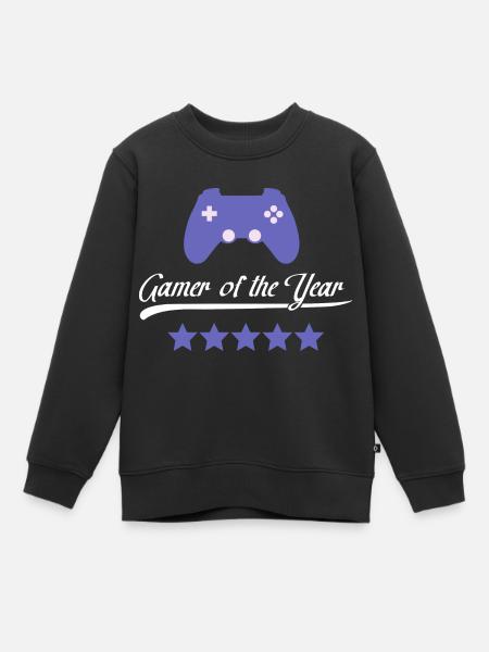 Joueur de l’année - Violet - Sweat Premium enfant bio - noir