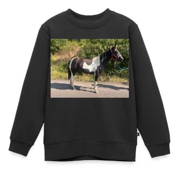 I Love my Horse - Kinder Premium Organic Sweatshirt - Schwarz - Vorne - AI Model Kid Female (0cm)