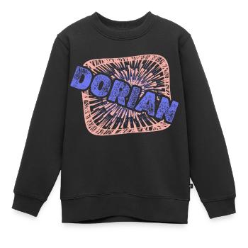Dorian als Kollege - Kinder Premium Organic Sweatshirt - Schwarz - Vorne - AI Model Kid Female (0cm)