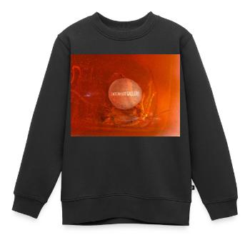 ewichkult gallery logo - Kinder Premium Organic Sweatshirt - Schwarz - Vorne - AI Model Kid Female (0cm)