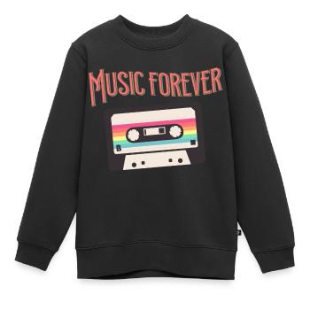 Music forever - Kinder Premium Organic Sweatshirt - Schwarz - Vorne - AI Model Kid Female (0cm)