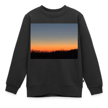 IMG 5264 - Kinder Premium Organic Sweatshirt - Schwarz - Vorne - AI Model Kid Female (0cm)