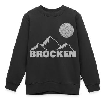 Piece - Kids Premium Organic Sweatshirt - black - Front - AI Model Kid Female (0cm)