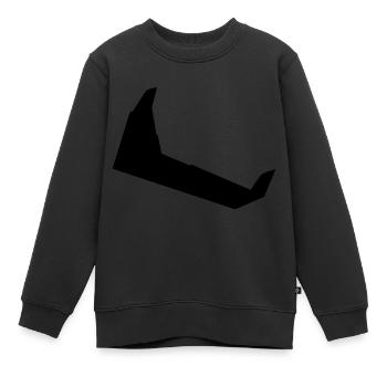 nuri - Kinder Premium Organic Sweatshirt - Schwarz - Vorne - AI Model Kid Female (0cm)