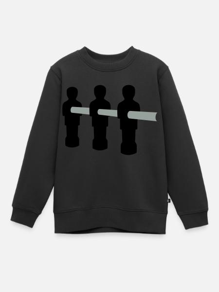 Kicker - Kinder Premium Organic Sweatshirt - Schwarz