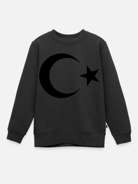 Turquie - Sweat Premium enfant bio - noir