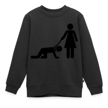 Hochzeit - Kinder Premium Organic Sweatshirt - Schwarz - Vorne - AI Model Kid Female (0cm)