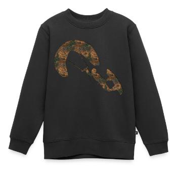 Rost Kitesurfing - Kinder Premium Organic Sweatshirt - Schwarz - Vorne - AI Model Kid Female (0cm)