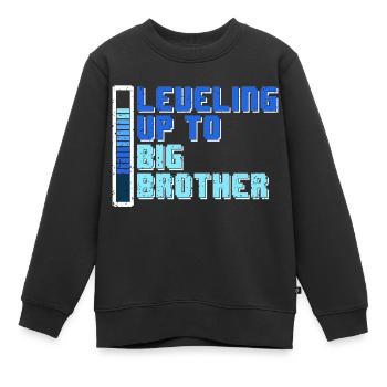 Leveling up to big Brother 2019 Bald großer Bruder - Sweat Premium enfant bio - noir - Devant - AI Model Kid Female (0cm)