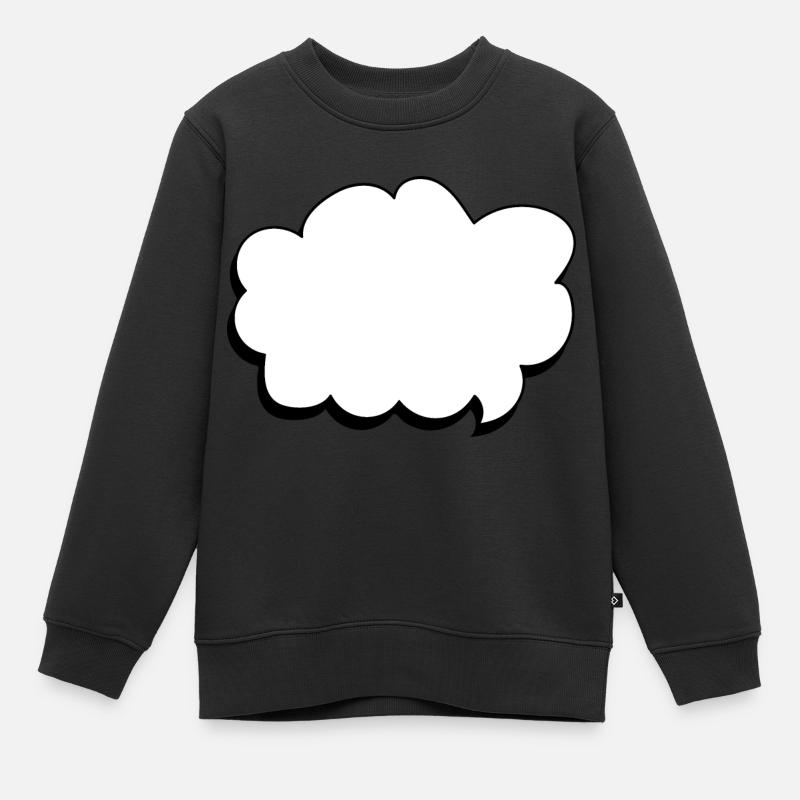 bulle - Sweat Premium enfant bio - noir