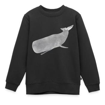 Sperm whale, whale, whale - Kids Premium Organic Sweatshirt - black - Front - AI Model Kid Female (0cm)