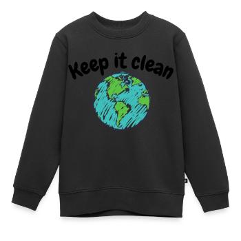 Kohleausstieg Klimawandel Kohle Protest - Kinder Premium Organic Sweatshirt - Schwarz - Vorne - AI Model Kid Female (0cm)